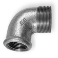 GALV MI M/F 90 DEGREE ELBOW